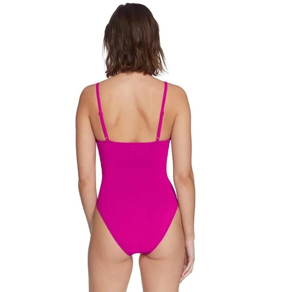 Robin Piccone Pink Knot One Piece Swimsuit - Picture 3 of 9